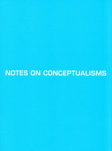 Notes on Conceptualisms
